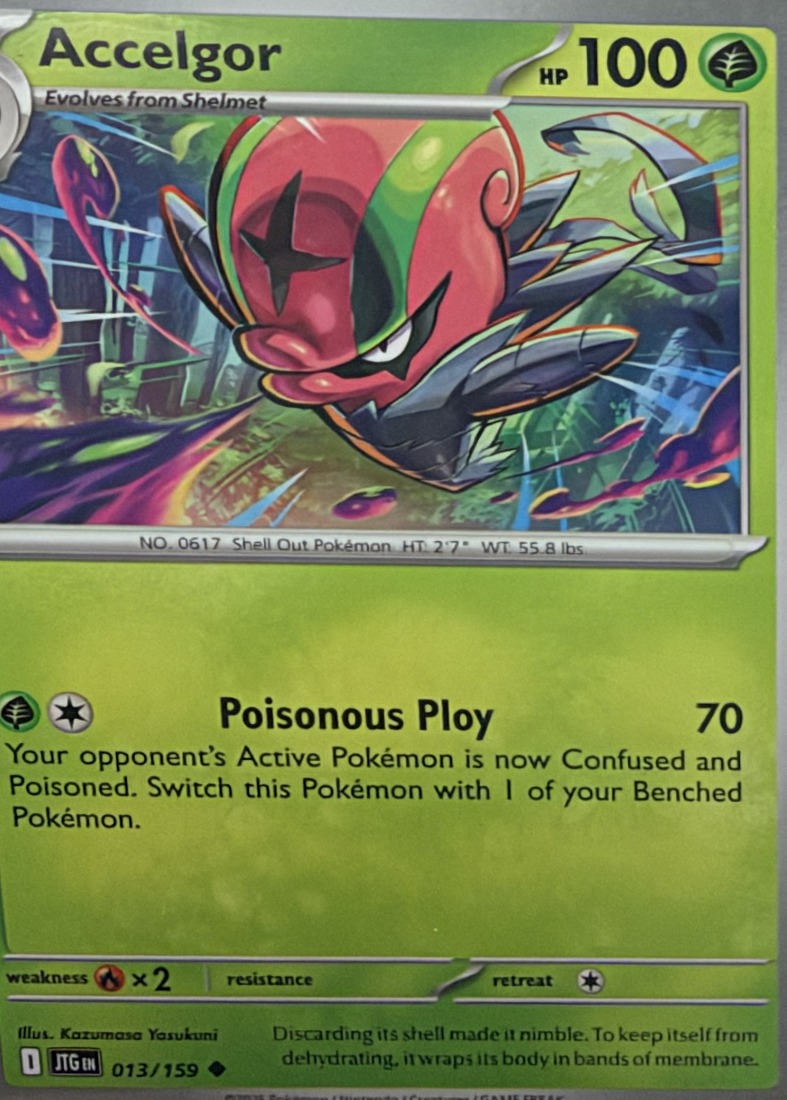 Accelgor Pokémon card 013/159