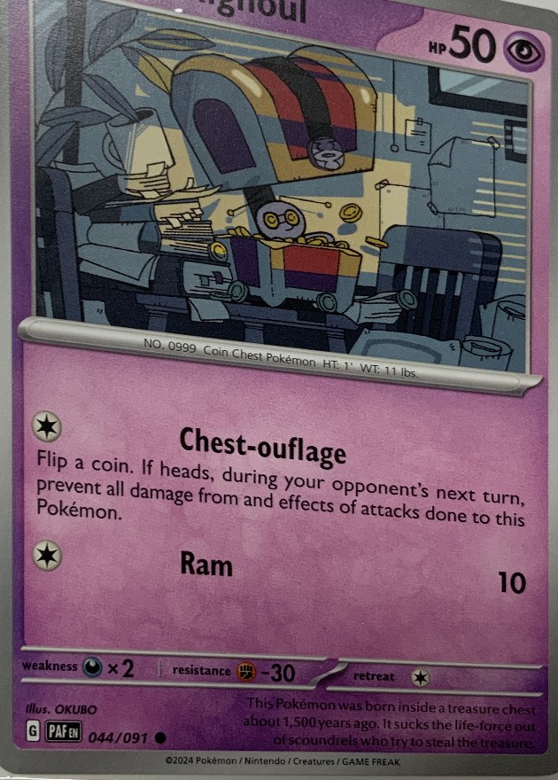 Gimmighoul Pokémon card