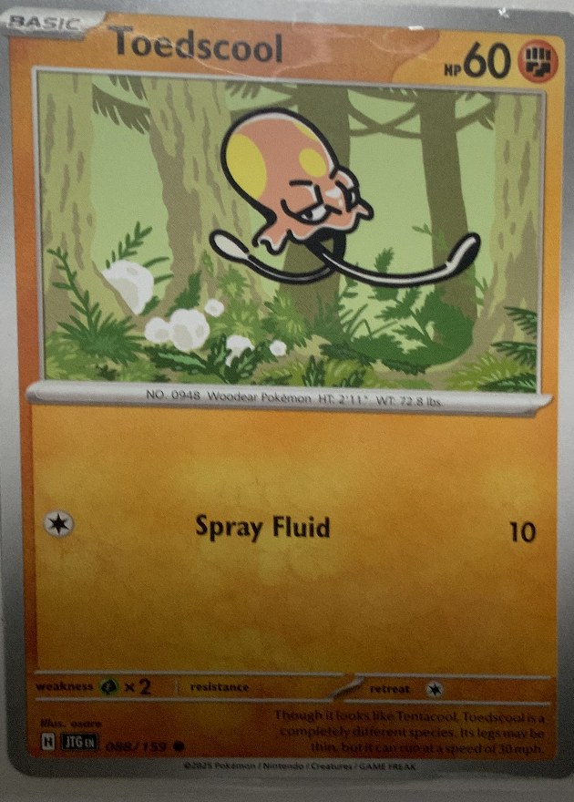 Toedscool Pokémon card