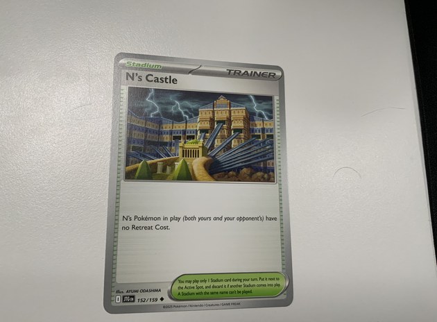 N's Castle Pokémon card