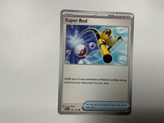 Super Rod Pokémon card