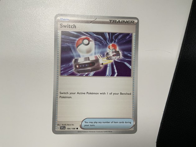 Switch Pokémon card