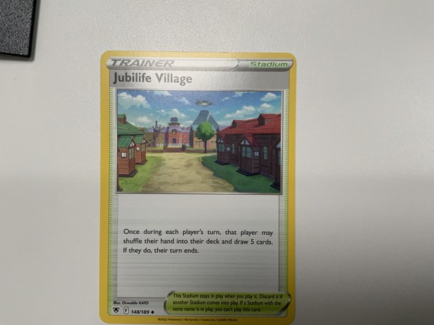 Jubilife Village Pokémon card