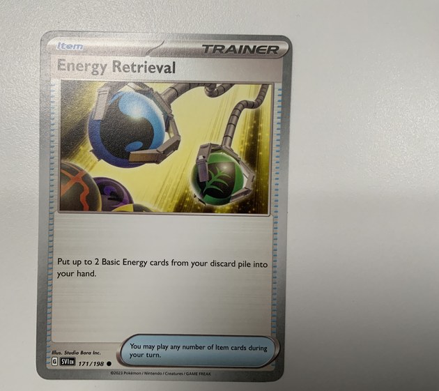 Energy Retrieval Pokémon card