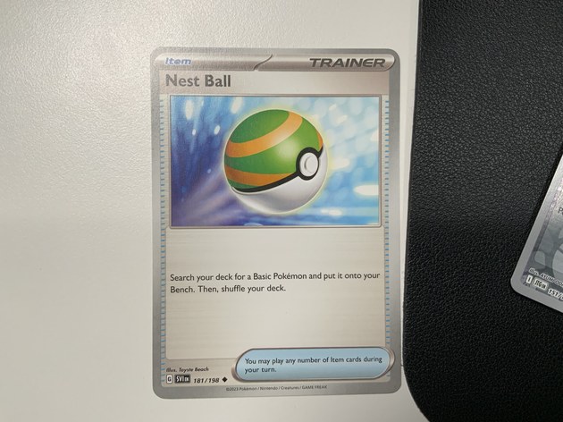 Nest Ball Pokémon card