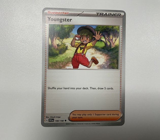 Youngster Pokémon card