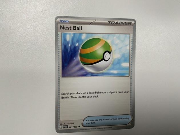 Nest Ball Pokémon card